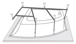 Каркас для ванны VagnerPlast Avona 150 VPK15090
